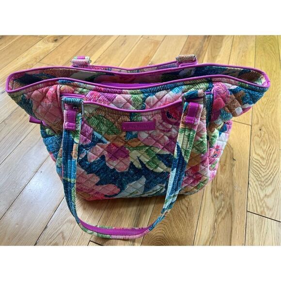 Vera Bradley Super Bloom Floral Purse - Picture 1 of 5